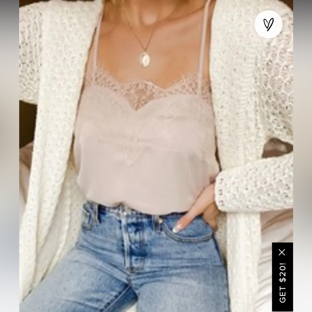 Lulus pink camisole